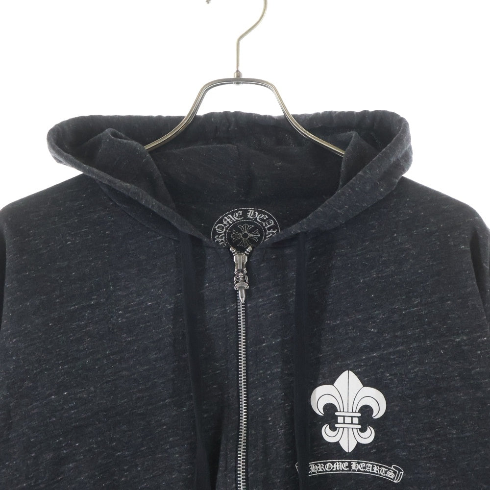 CHROME HEARTS(クロムハーツ) BS FLUER BSフレアプリント ダガージップパーカー ブラック