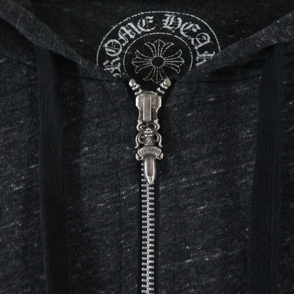 CHROME HEARTS(クロムハーツ) BS FLUER BSフレアプリント ダガージップパーカー ブラック