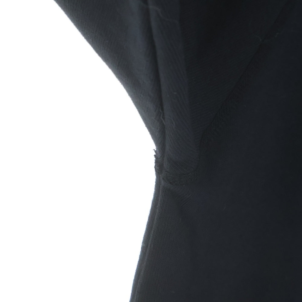 CHROME HEARTS(クロムハーツ) Y NOT CH LOGO CEMETERY CROSS SWEAT ワイノット セメタリークロスパッチ バックCHロゴ クルーネックスウェット トレーナー ブラック レディース