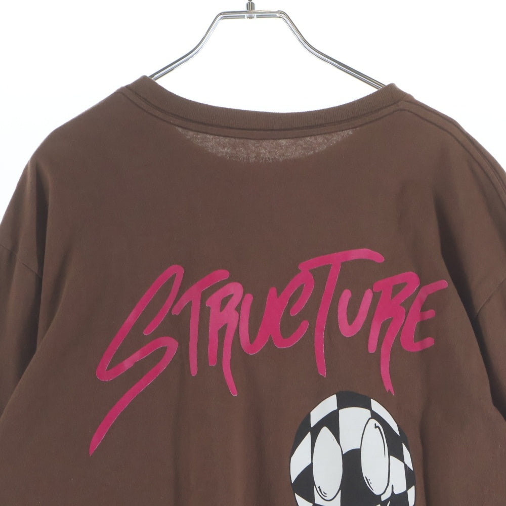 CHROME HEARTS(クロムハーツ) STRUCTURE LS MATTY BOYバックプリント長袖カットソー ブラウン