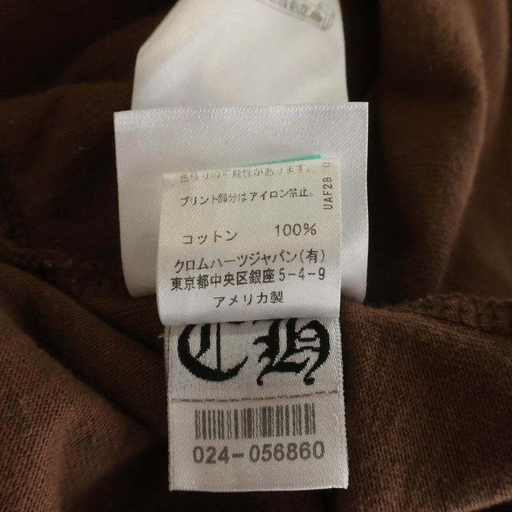 CHROME HEARTS(クロムハーツ) STRUCTURE LS MATTY BOYバックプリント長袖カットソー ブラウン