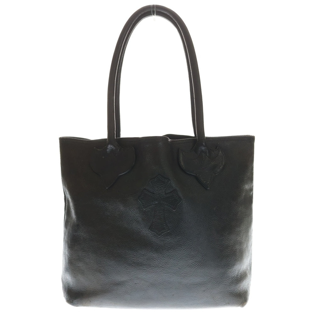 CHROME HEARTS(クロムハーツ) FS TOTE FSトート クロスパッチ付きレザートートバッグ