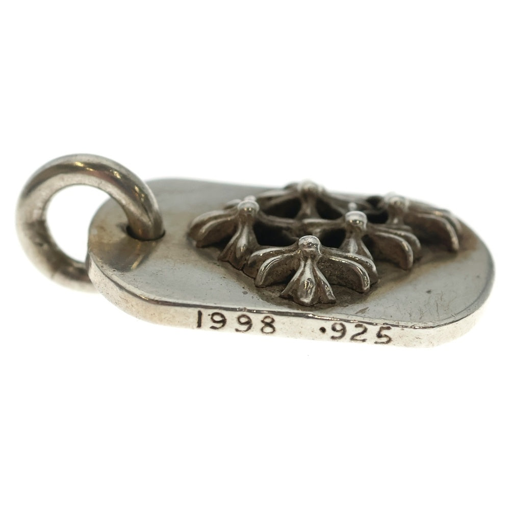 CHROME HEARTS(クロムハーツ) RAISED DOGTAG レイズドドッグタグ チャーム シルバーネックレストップ