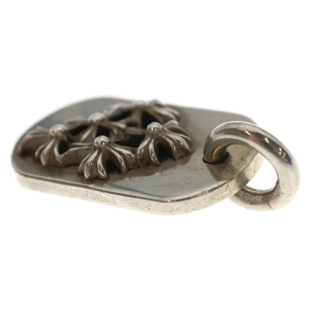 CHROME HEARTS(クロムハーツ) RAISED DOGTAG レイズドドッグタグ チャーム シルバーネックレストップ