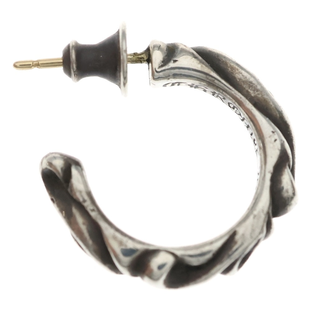 CHROME HEARTS(クロムハーツ) HOOP SCROOL スクロール フープピアス シルバー
