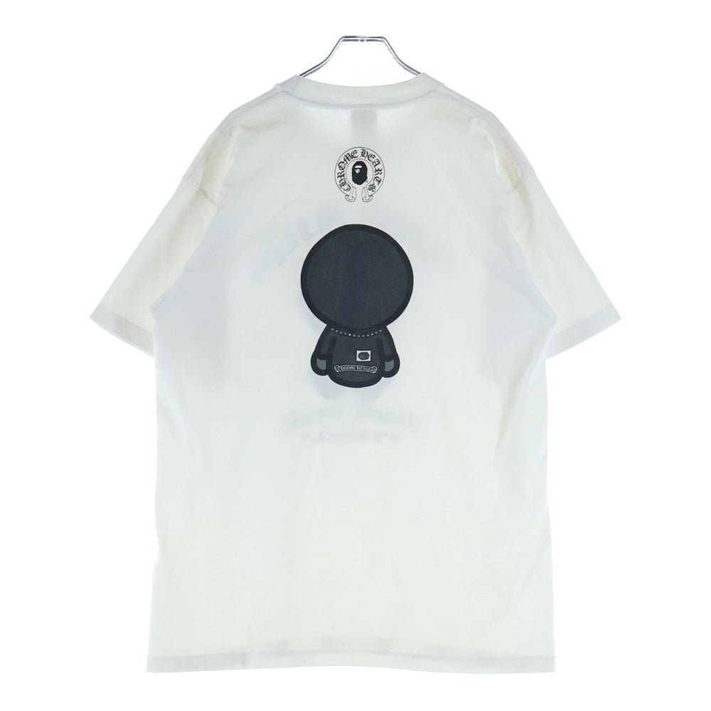 CHROME HEARTS(クロムハーツ) OLD ×A BATHING APE アベイシングエイプ BABYMILO 半袖Tシャツ ホワイト