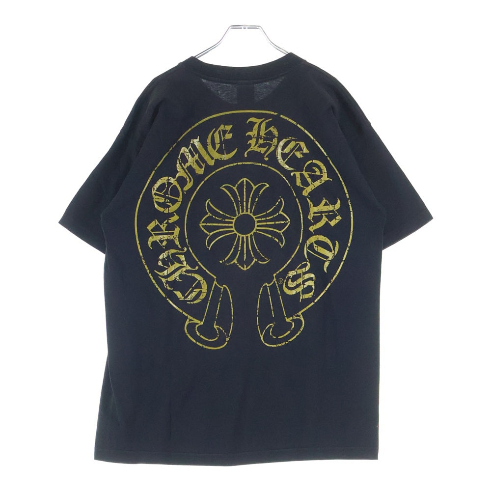 CHROME HEARTS(クロムハーツ) OLD CHプラス 両面プリント半袖 クルーネック ブラック