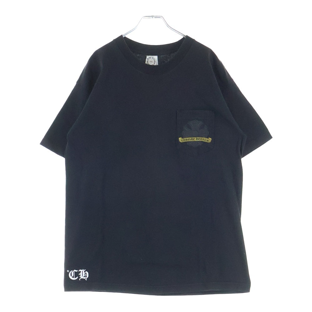 CHROME HEARTS(クロムハーツ) OLD CHプラス 両面プリント半袖 クルーネック ブラック
