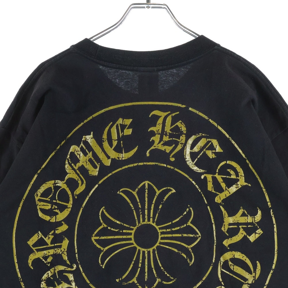 CHROME HEARTS(クロムハーツ) OLD CHプラス 両面プリント半袖 クルーネック ブラック