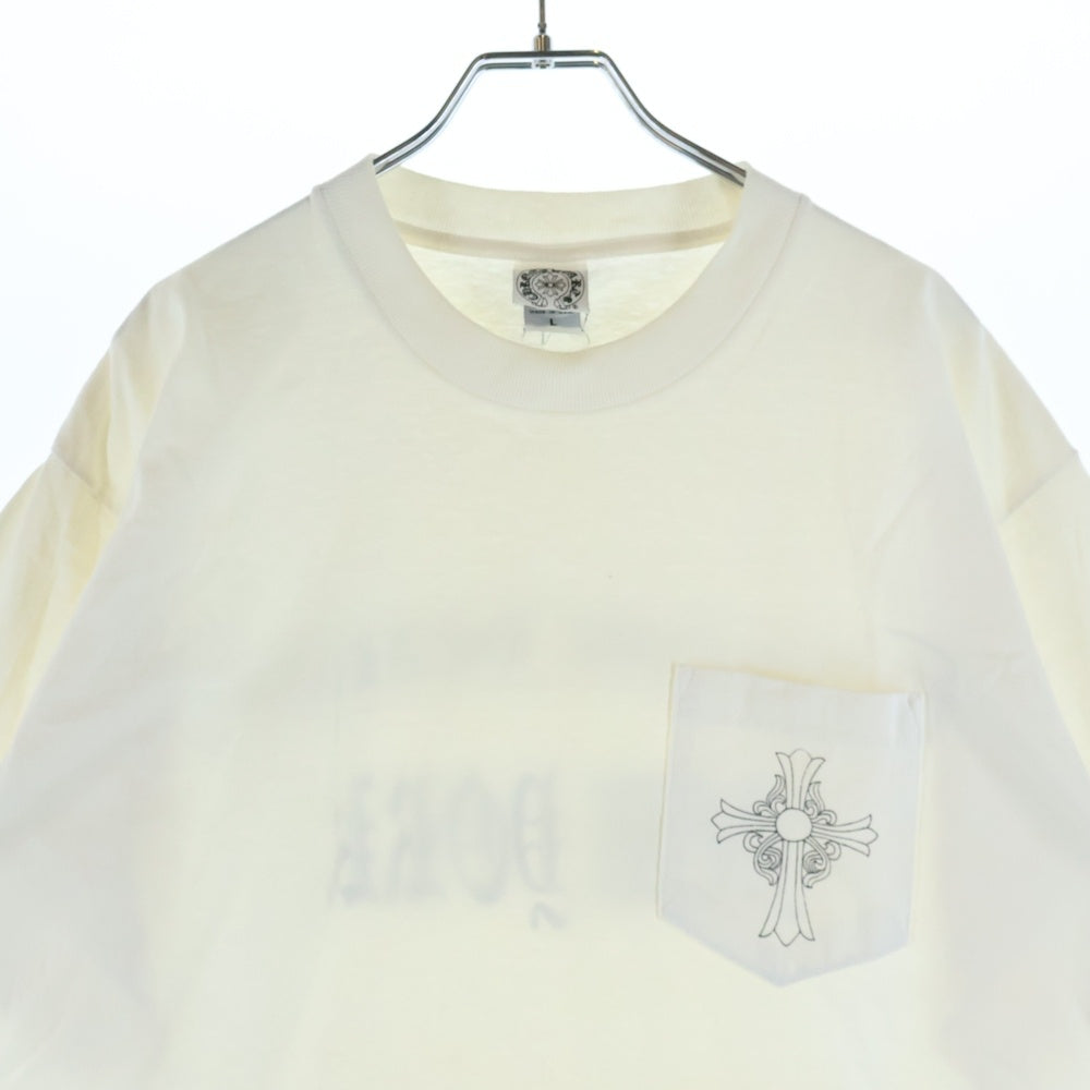 CHROME HEARTS(クロムハーツ) OLD NEW YORK T-SHIRTS オールド クロスプリント 半袖Tシャツ ホワイト