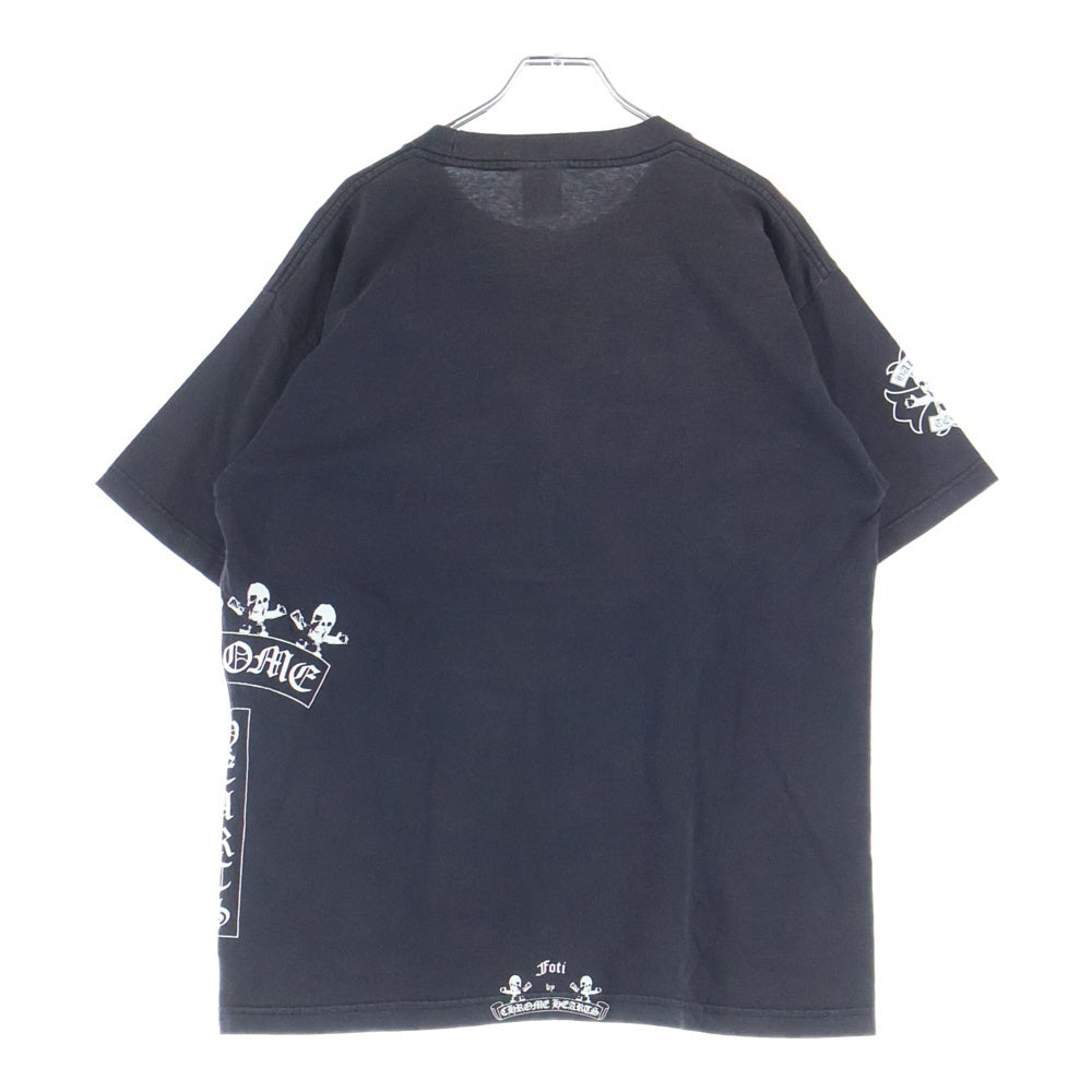 CHROME HEARTS(クロムハーツ) OLD CH FOTI PRINT TEE フォティプリント 半袖Tシャツ カットソー ブラック