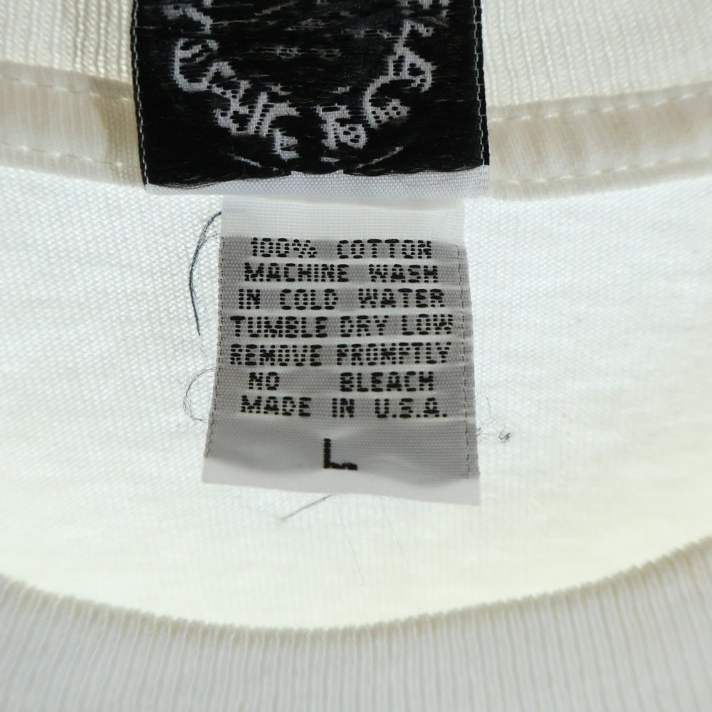 CHROME HEARTS(クロムハーツ) OLD CH T-SHRT ラスベガス限定バックホースシュープリント 半袖Tシャツ カットソー ホワイト