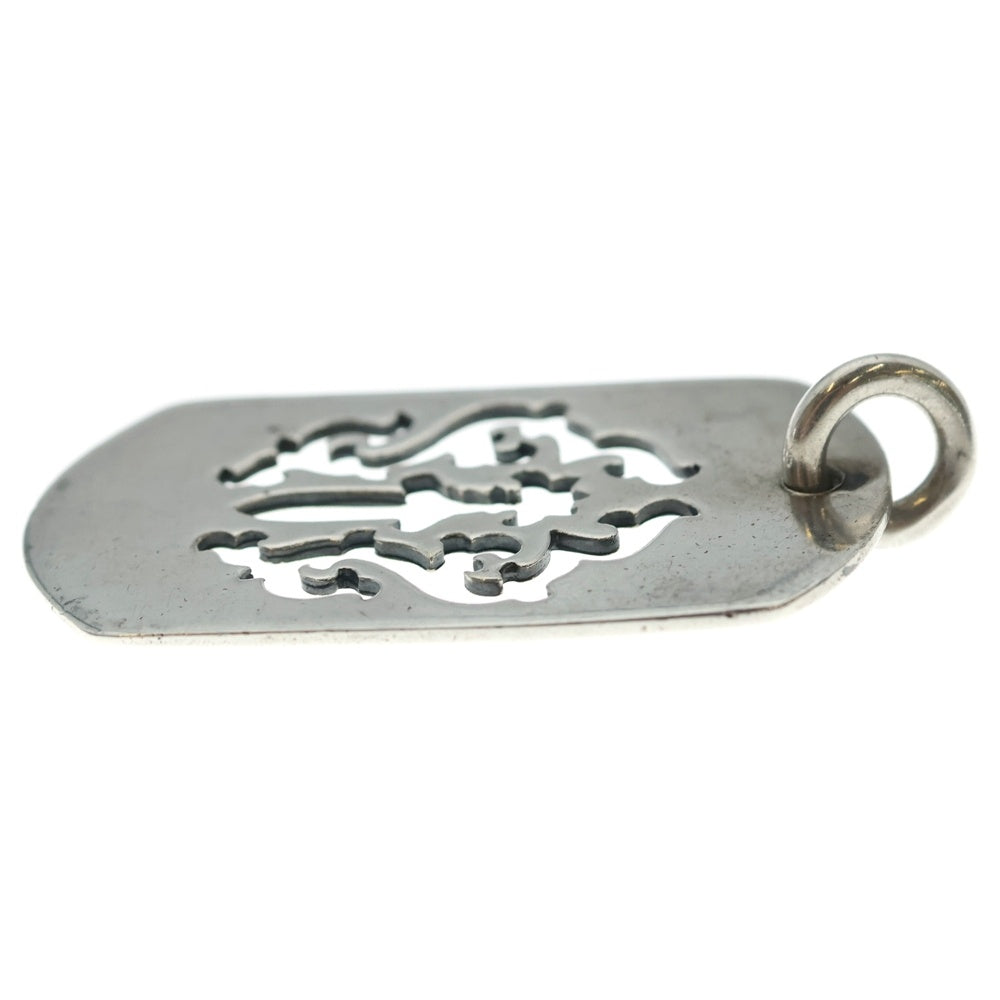 CHROME HEARTS(クロムハーツ) D TAG LRG DAGGER ダガーカットアウトドッグタグ ラージドッグタグネックレストップ