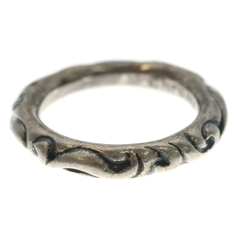 Chrome Hearts クロムハーツ　シルバーリング スクロールバンドリング CHROME HEARTS(クロムハーツ) SCRL BAND スクロールバンド シルバー