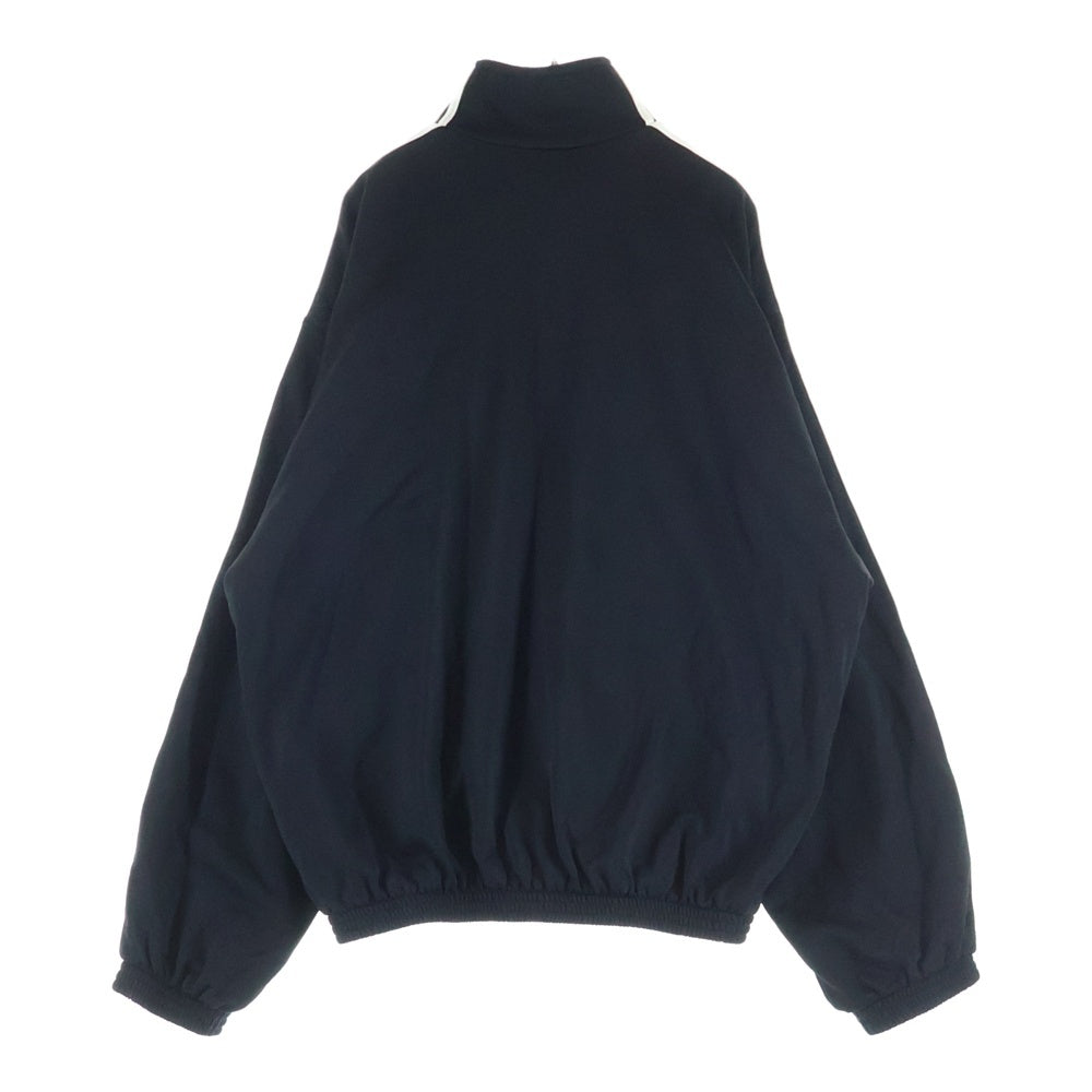 BALENCIAGA(バレンシアガ) 23SS×adidas TRACK SUIT 712280 TMV15 ×アディダス オーバーサイズ コットントラックジャケット ブラック