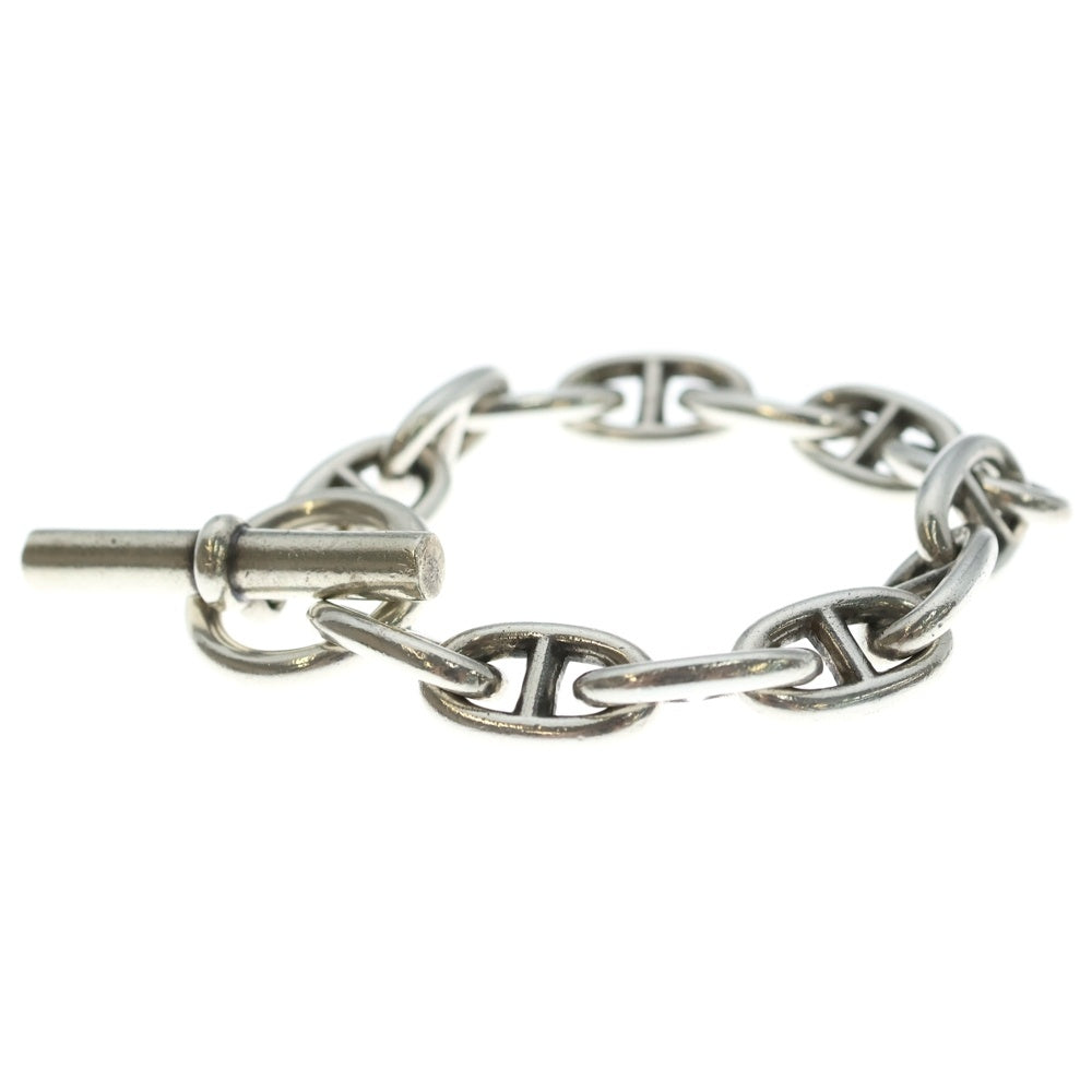 HERMES(エルメス) 70s VINTAGE Chaine d'Ancre GM Bracelet 筆記体刻印 シェーヌダンクル ブレスレット 13コマ シルバー レディース