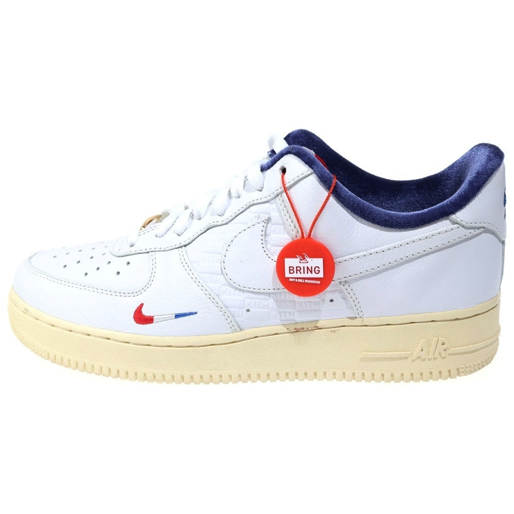 NIKE(ナイキ) ×KITH AIR FORCE 1 LOW FRANCE CZ7927-100 エアフォース 1 ロー フランス ローカットスニーカー ホワイト US10/28cm
