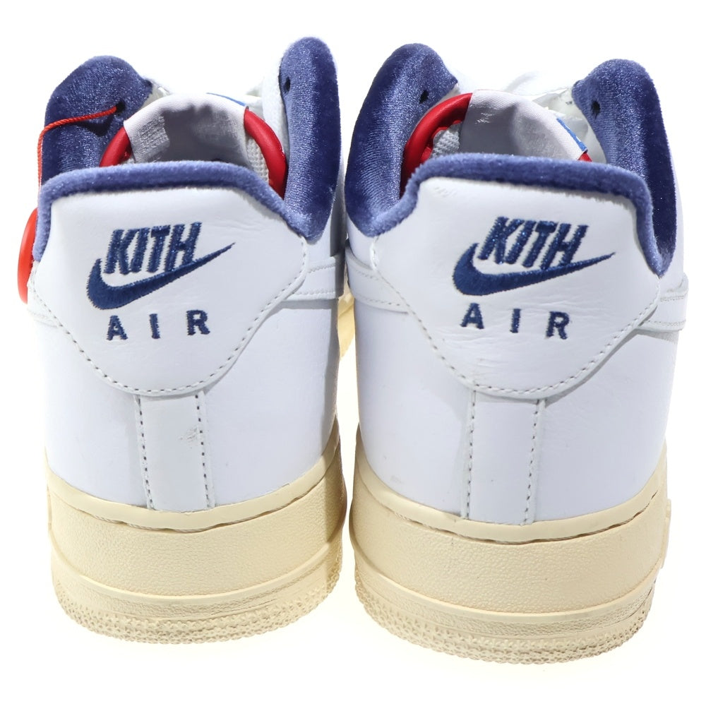 NIKE(ナイキ) ×KITH AIR FORCE 1 LOW FRANCE CZ7927-100 エアフォース 1 ロー フランス ローカットスニーカー ホワイト US10/28cm