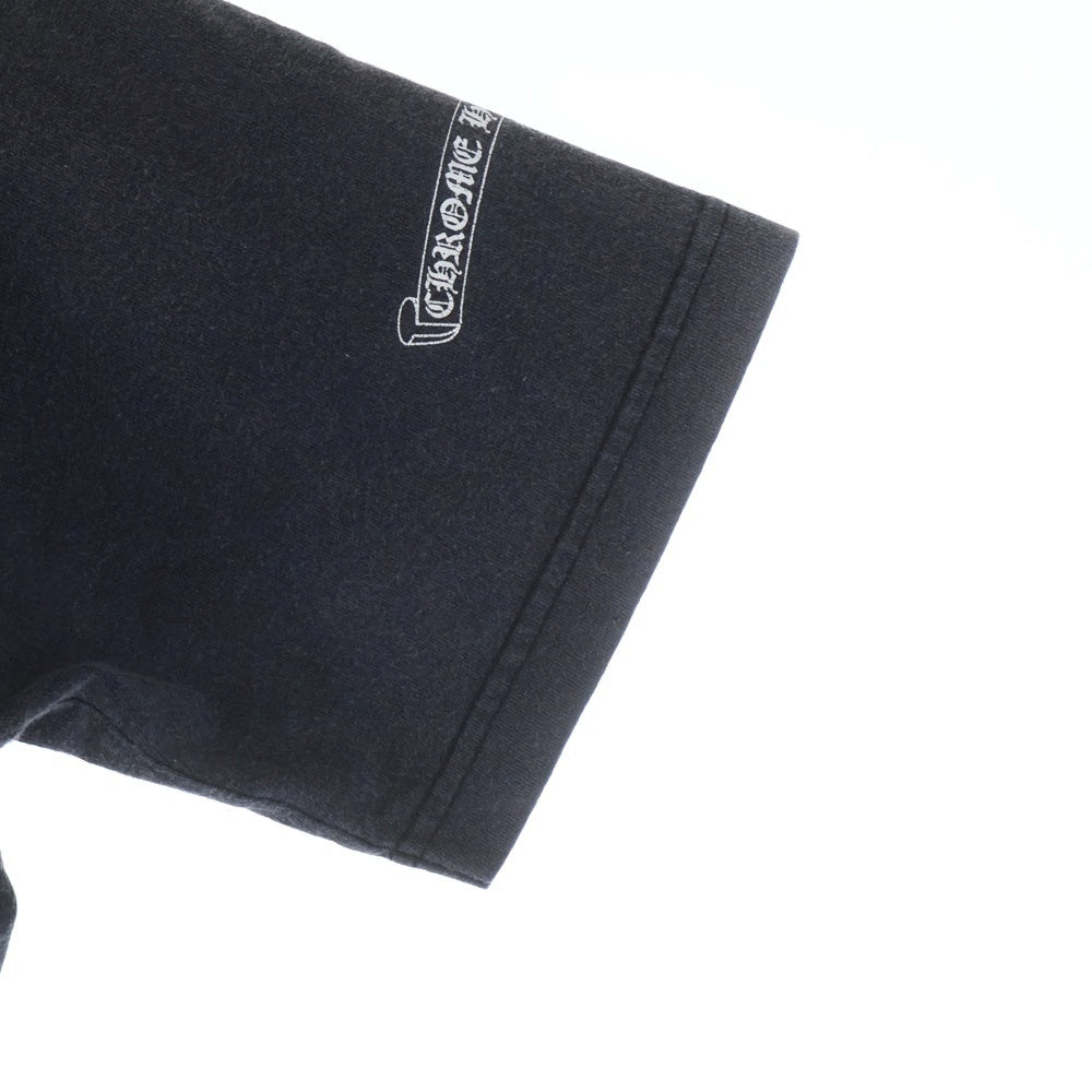 CHROME HEARTS(クロムハーツ) OLD ネックロゴ ヴァインダガー胸ポケット バックスクロールラベル 半袖Tシャツ カットソー ブラック