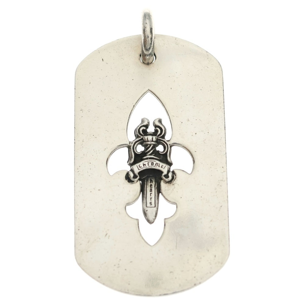CHROME HEARTS(クロムハーツ) D TAG LRG FLE DAG フレアダガードッグタグ ラージドッグタグネックレストップ