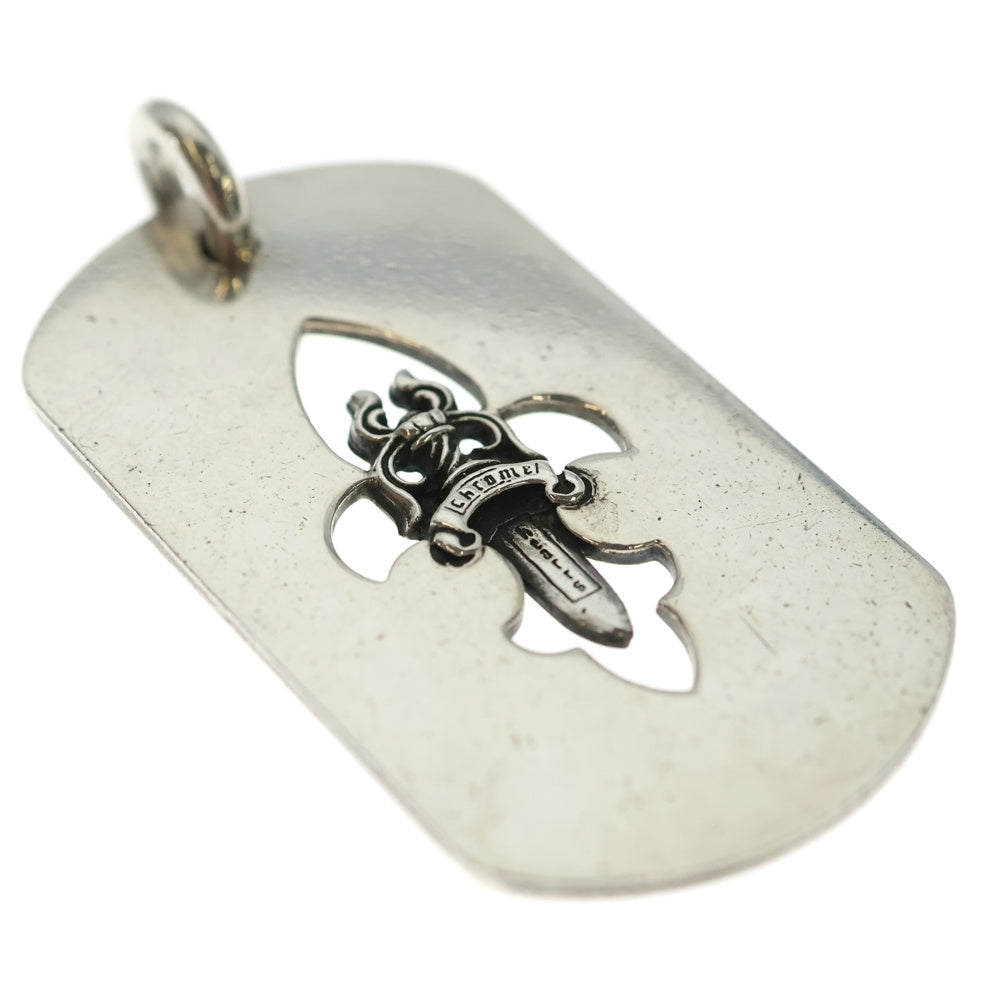 CHROME HEARTS(クロムハーツ) D TAG LRG FLE DAG フレアダガードッグタグ ラージドッグタグネックレストップ