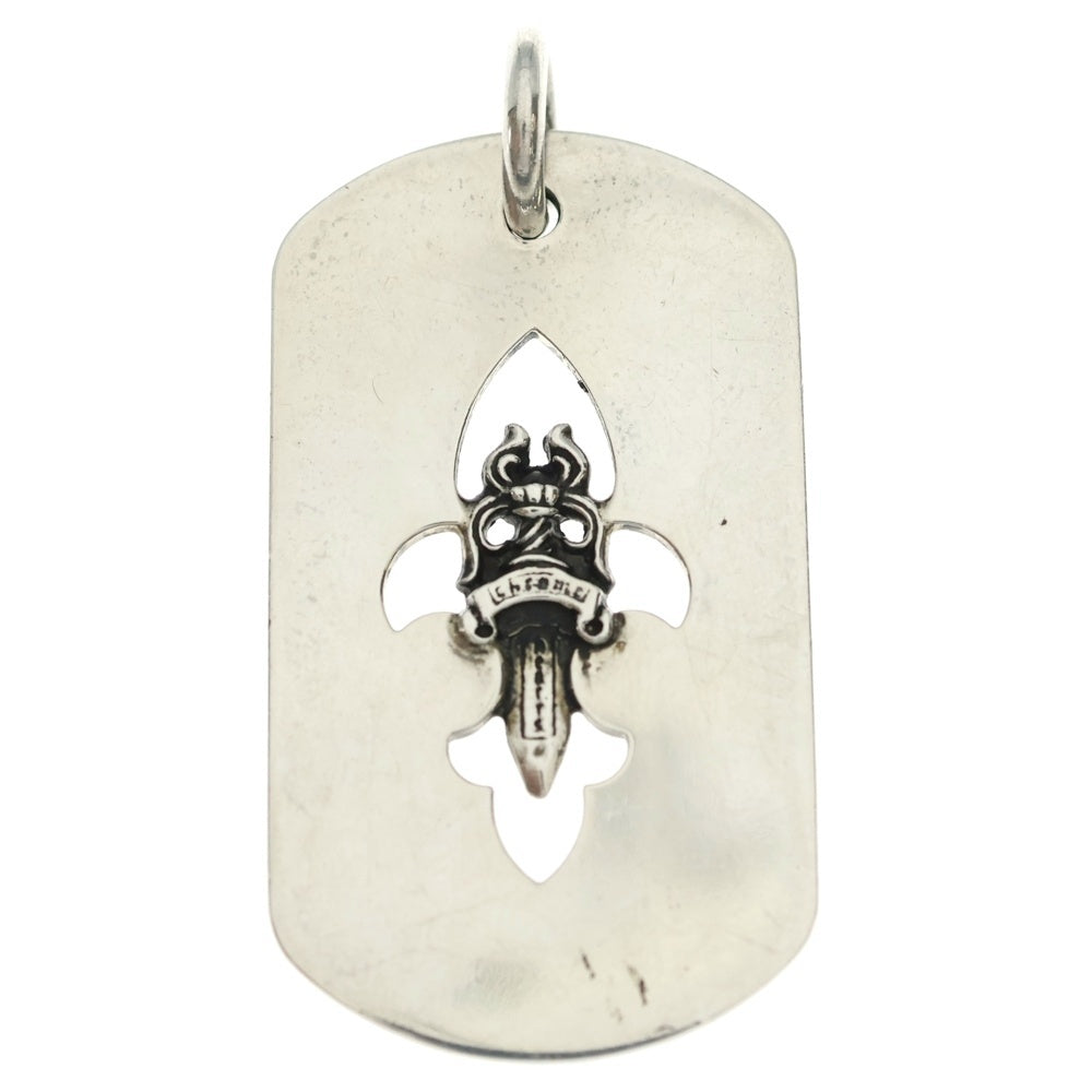 CHROME HEARTS(クロムハーツ) D TAG LRG FLE DAG フレアダガードッグタグ ラージドッグタグネックレストップ