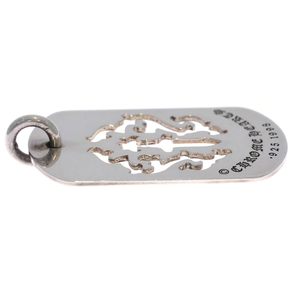 CHROME HEARTS(クロムハーツ) D TAG LRG DAGGER ダガーカットアウトドッグタグ ラージドッグタグネックレストップ