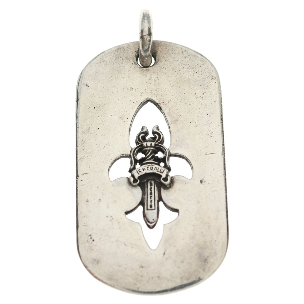 CHROME HEARTS(クロムハーツ) D TAG LRG FLE DAG フレアダガードッグタグ ラージドッグタグネックレストップ