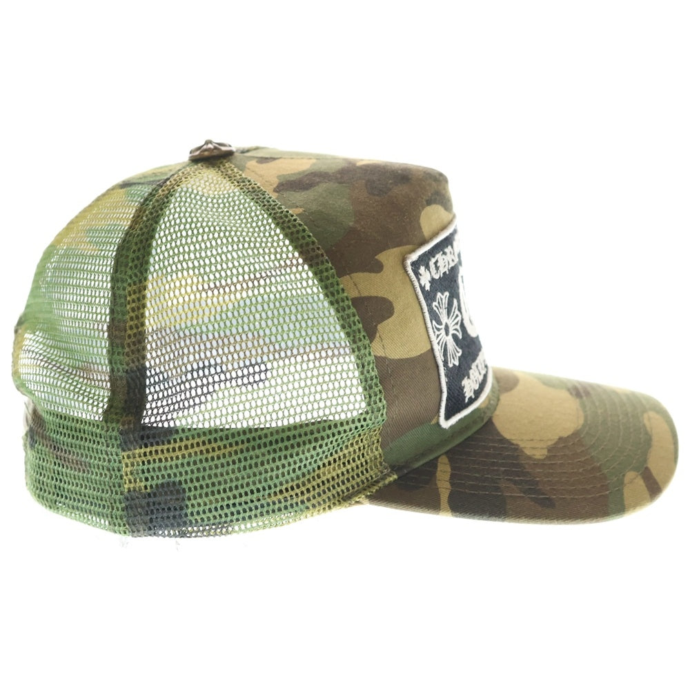 CHROME HEARTS(クロムハーツ) TRUCKER CAP トラッカーキャップ CHパッチクロスボール付カモフラメッシュ帽子