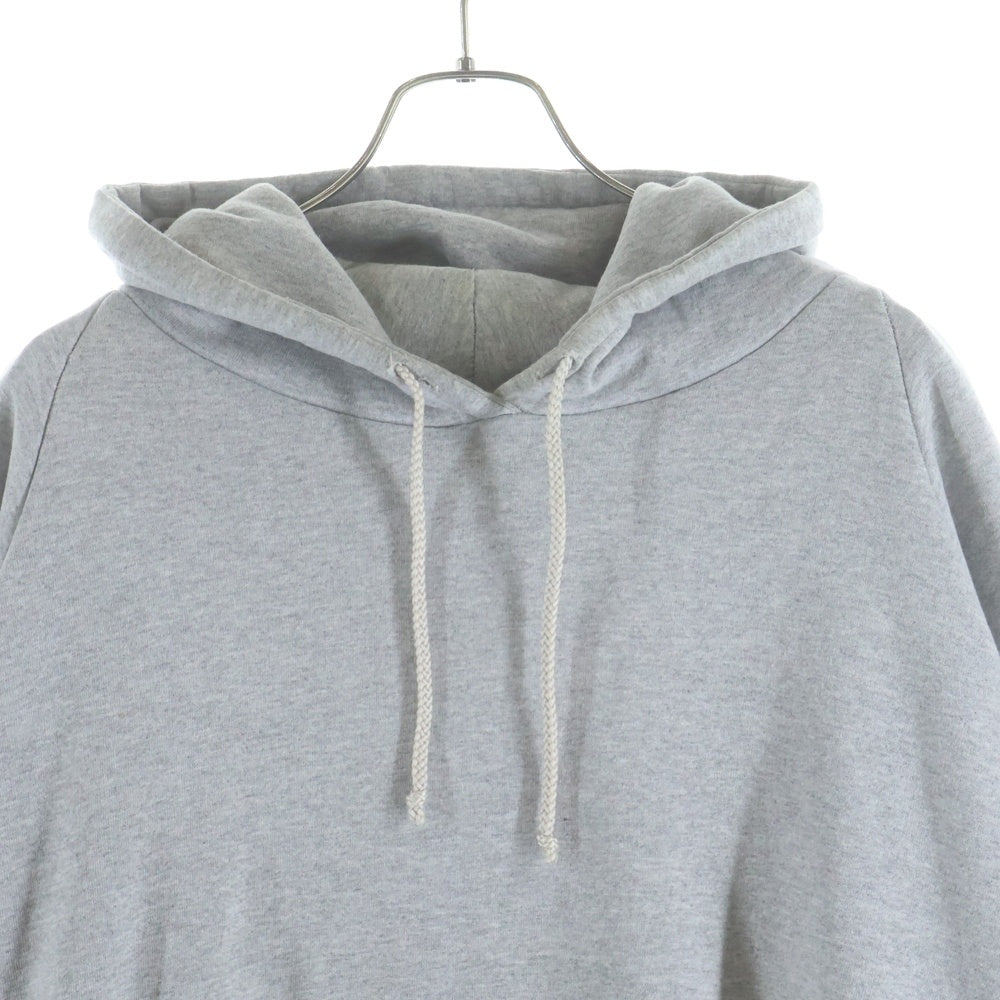 CHROME HEARTS(クロムハーツ) OLD SCROLL LABEL Hoodie オールドモデル バッグスクロールラベルプリント プルオーバー パーカー グレー