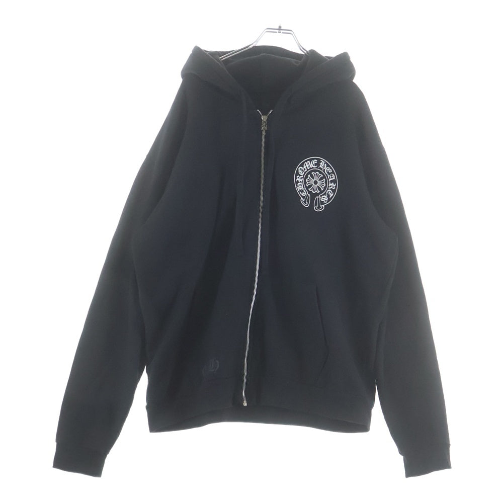 CHROME HEARTS(クロムハーツ) SWTSHRT HD ZIP LTD 東京限定バックホースシュープリントジップアップパーカー
