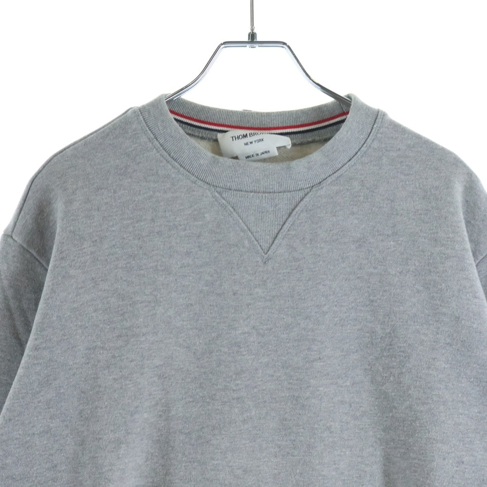 THOM BROWNE(トムブラウン) 4-Bar cotton classic sweatshirt MJT021H-00535068 コットンクラシックスウェットシャツ グレー