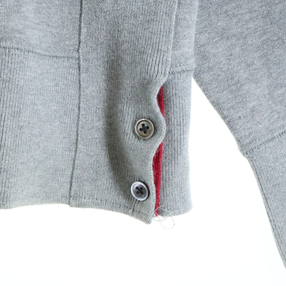 THOM BROWNE(トムブラウン) 4-Bar cotton classic sweatshirt MJT021H-00535068 コットンクラシックスウェットシャツ グレー
