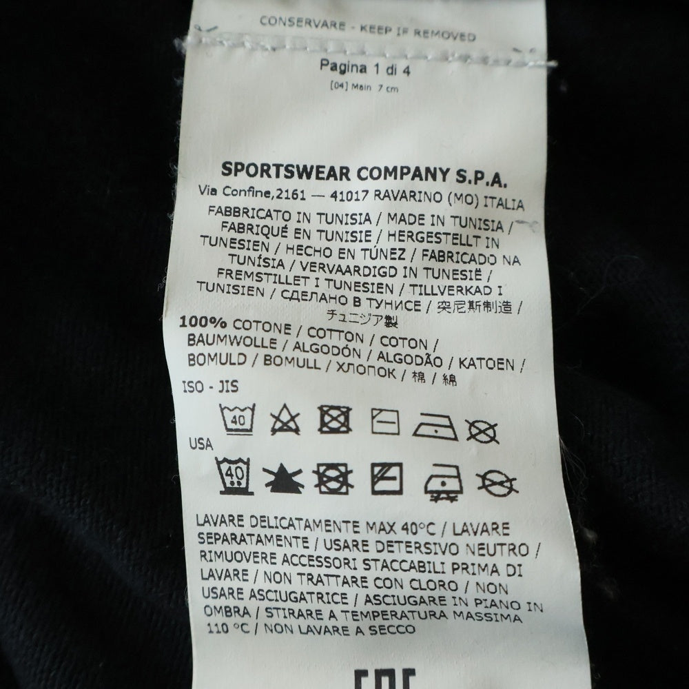 STONE ISLAND(ストーンアイランド) Sweatshirt クルーネック 長袖 カットソー ブラック