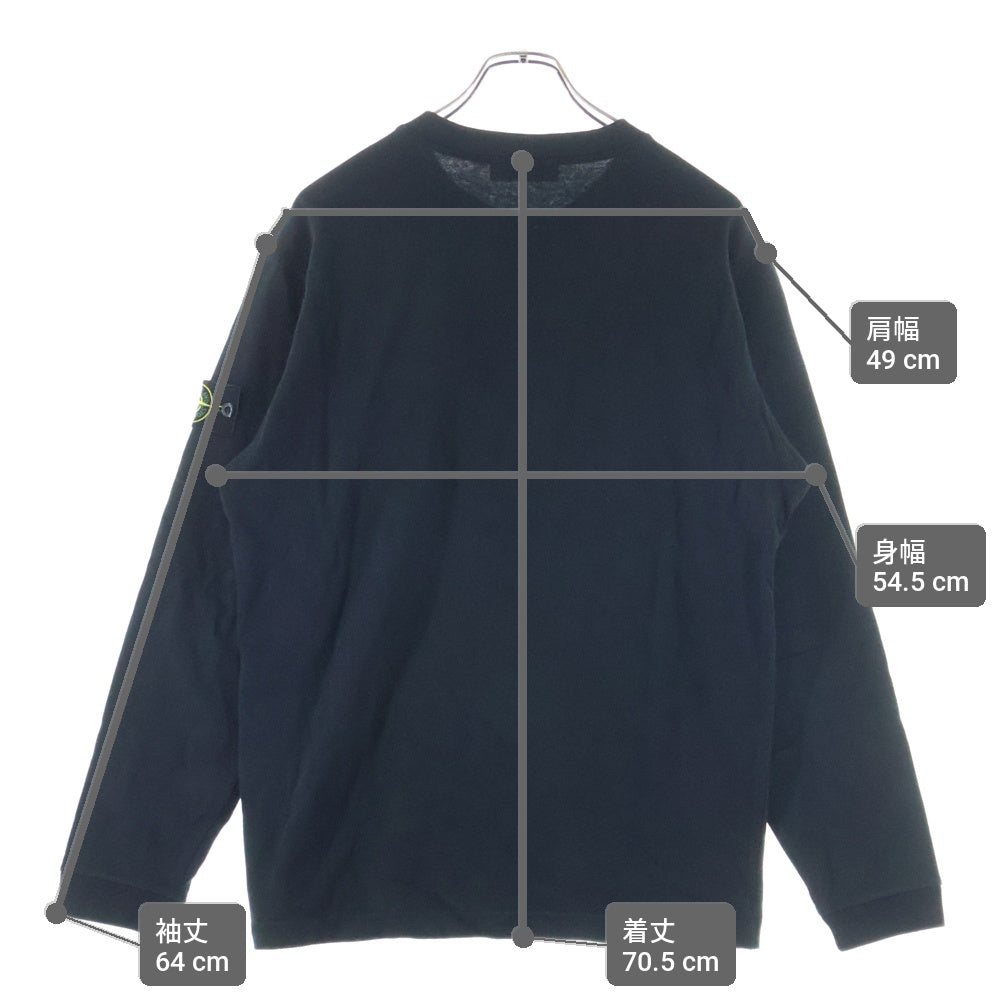 STONE ISLAND(ストーンアイランド) Sweatshirt クルーネック 長袖 カットソー ブラック