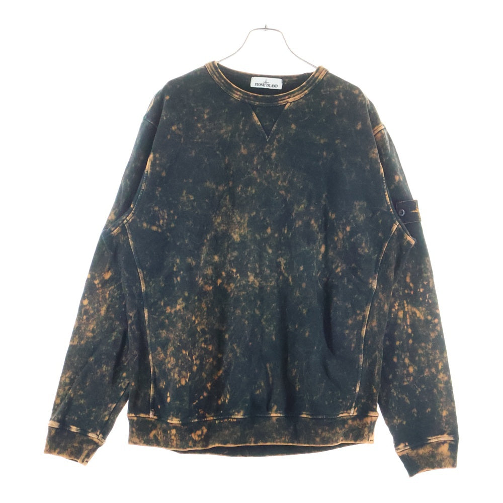 STONE ISLAND(ストーンアイランド) OFF-DYE OVD Sweat 751561538 ブリーチ加工スウェット タイダイ