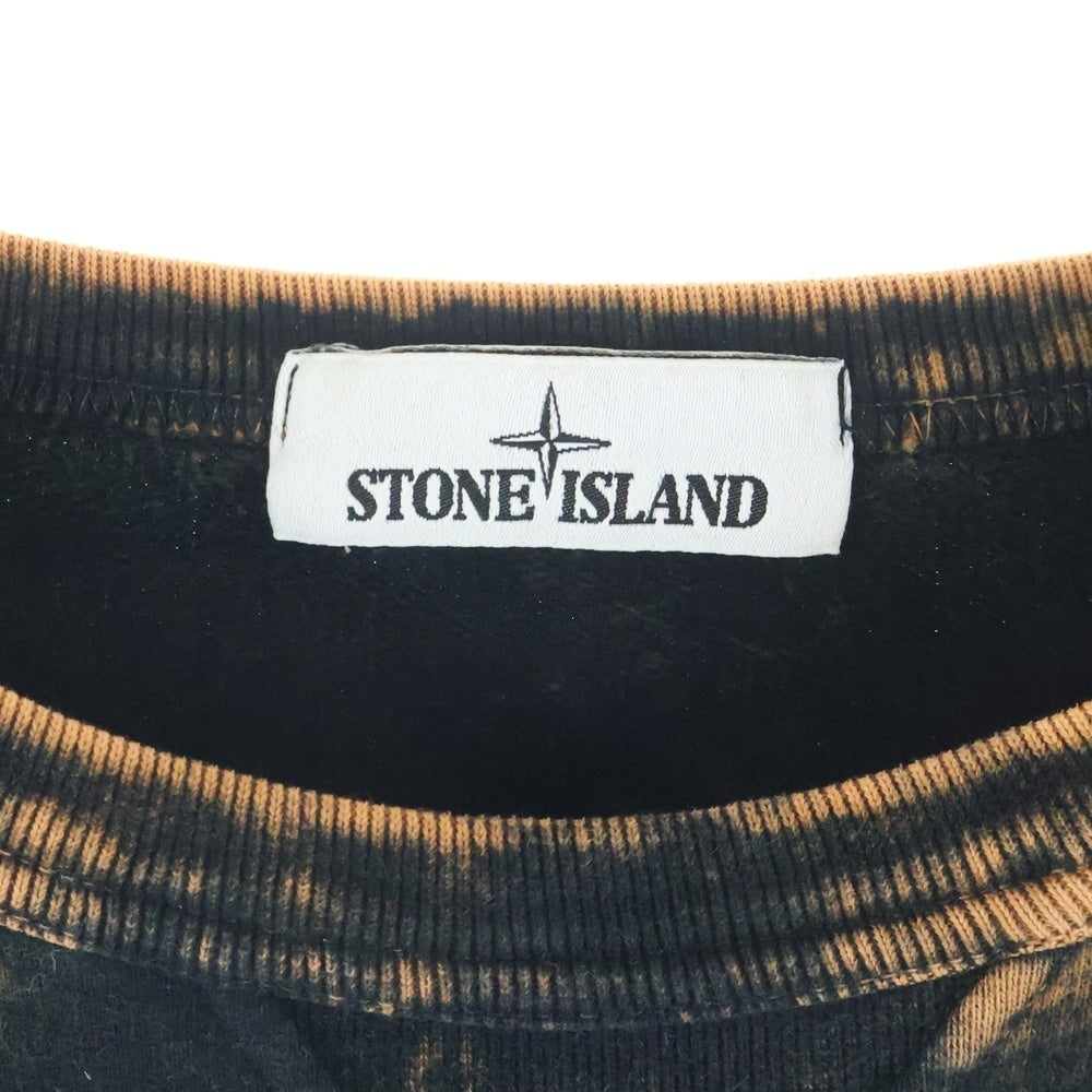 STONE ISLAND(ストーンアイランド) OFF-DYE OVD Sweat 751561538 ブリーチ加工スウェット タイダイ