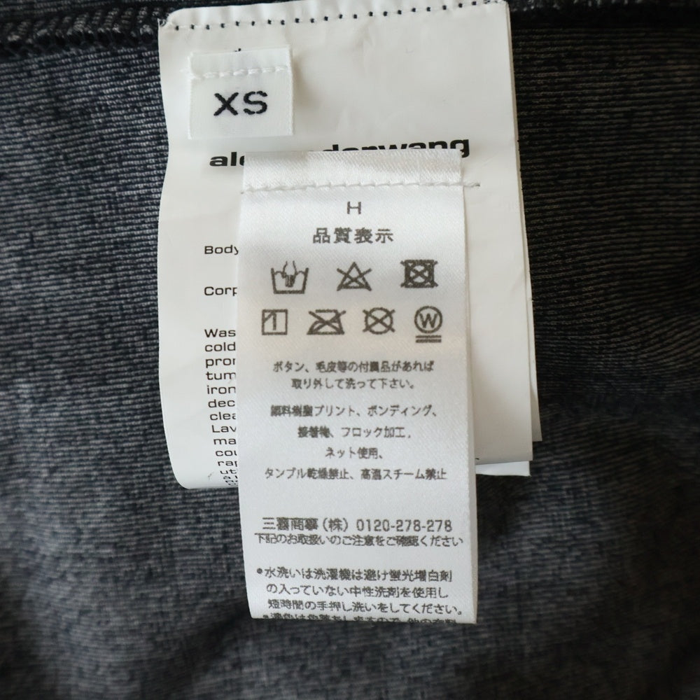 ALEXANDER WANG(アレキサンダーワン) articulated pullover polo shirt UCC4241736 プルオーバーポロシャツ ブラック