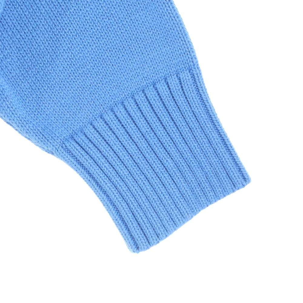 AMI Alexandre Mattiussi(アミアレクサンドルマテュッシ) Knit Sweater ハートロゴ刺繍 クルーネック ニットセーター ライトブルー A20HK009.006