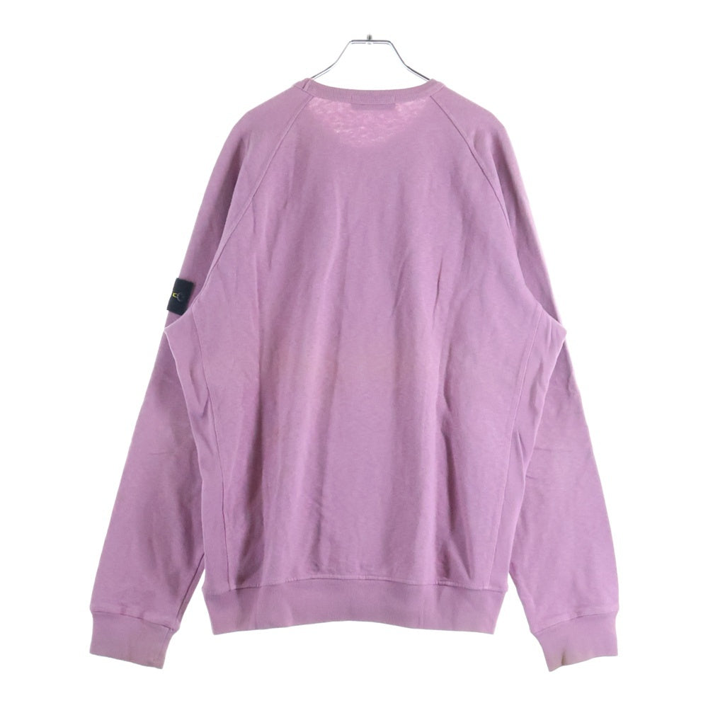 STONE ISLAND(ストーンアイランド) 20SS Sweatshirt 721566060 ウォッシュド加工 クルーネックスウェットトレーナー パープル
