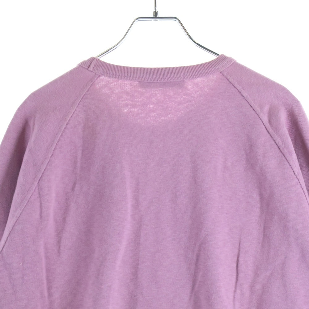 STONE ISLAND(ストーンアイランド) 20SS Sweatshirt 721566060 ウォッシュド加工 クルーネックスウェットトレーナー パープル