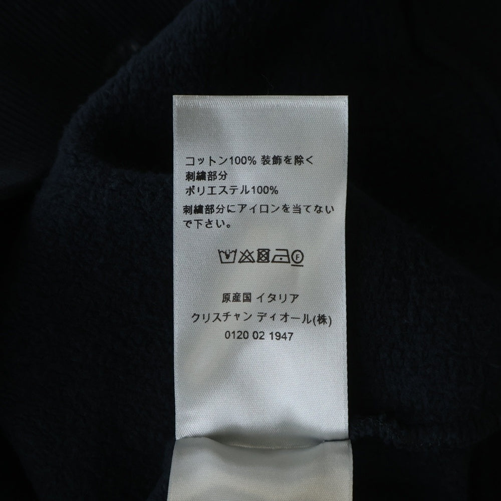 DIOR(ディオール) CACTUS JACK TRAVIS SCOTT 283J679A0531 カクタスジャック ペイント加工スウェット トレーナー ネイビー