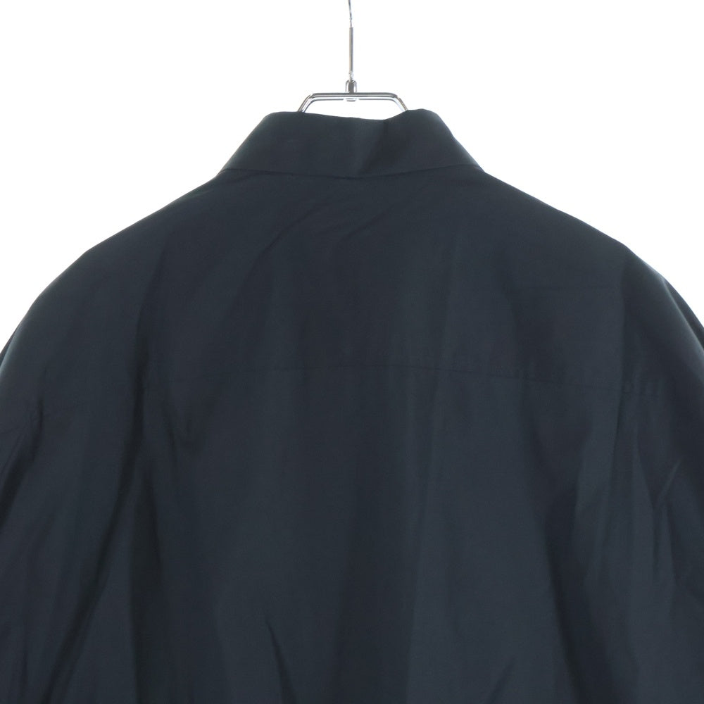 ami paris(アミパリス) Oversize Shirt E20HC102.417 オーバーサイズ スリッド 長袖 シャツ ブラック