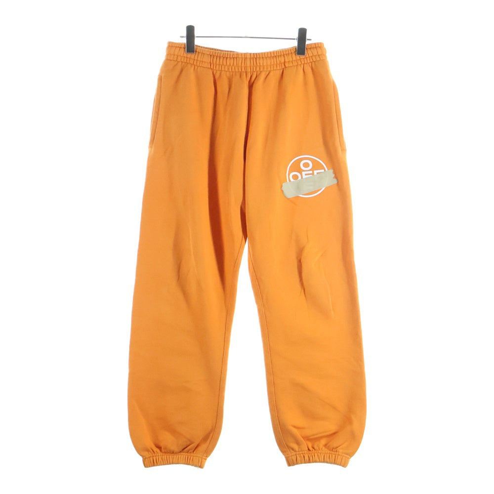 OFF-WHITE(オフホワイト) Tape Arrows Short Sweatpants OMCH022R20E30002 テープロゴ スウェットパンツ オレンジ