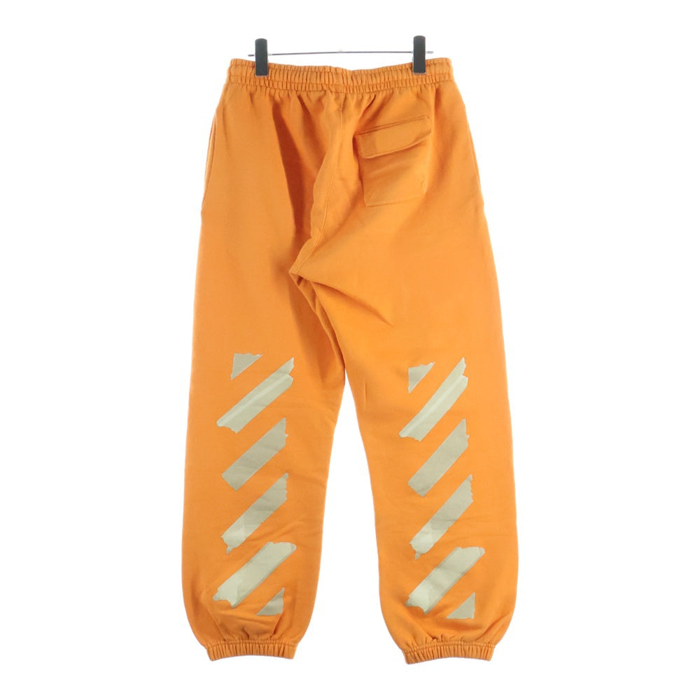 OFF-WHITE(オフホワイト) Tape Arrows Short Sweatpants OMCH022R20E30002 テープロゴ スウェットパンツ オレンジ