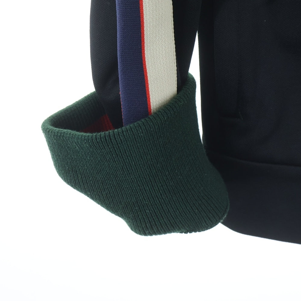 GUCCI(グッチ) 17AW TECHNICAL JERSEY JACKET 474634 X5T39 サイドライン テクニカル ジャージー トラック ブルゾン ブラック
