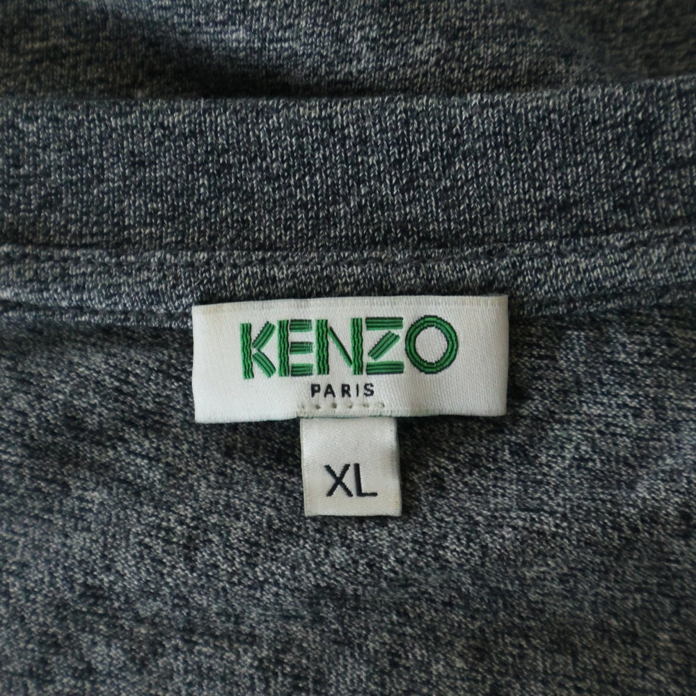 KENZO(ケンゾー) Tiger 刺繍 Tシャツ 半袖カットソー グレー