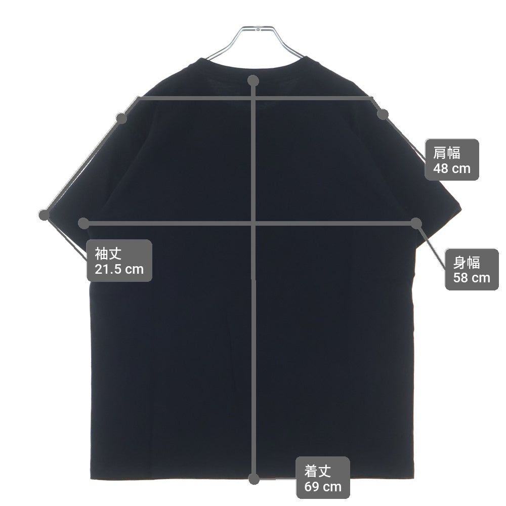 GUCCI(グッチ) 20SS ORIGINAL PRINT OVERSIZED TEE オリジナルロゴプリント半袖Tシャツ カットソー ブラック