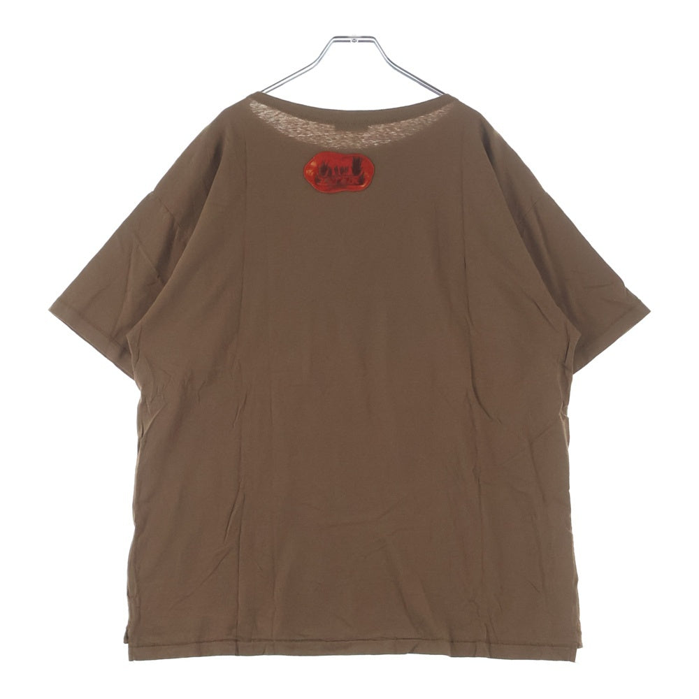 DIOR(ディオール) 22AW カクタスジャック トラヴィス・スコット オーバーサイズ Tシャツ 半袖カットソー ブラウン