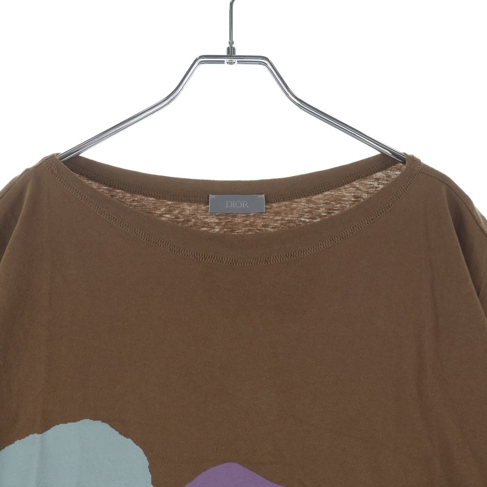 DIOR(ディオール) 22AW カクタスジャック トラヴィス・スコット オーバーサイズ Tシャツ 半袖カットソー ブラウン